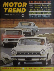 MOTOR TREND 1964 JUNE - THUNDERBOLTS, WILDCAT 425